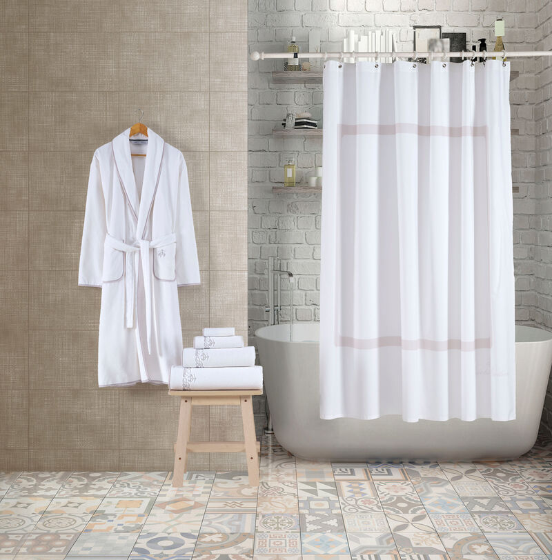 Brooks Brothers Contrast Frame Shower Curtain