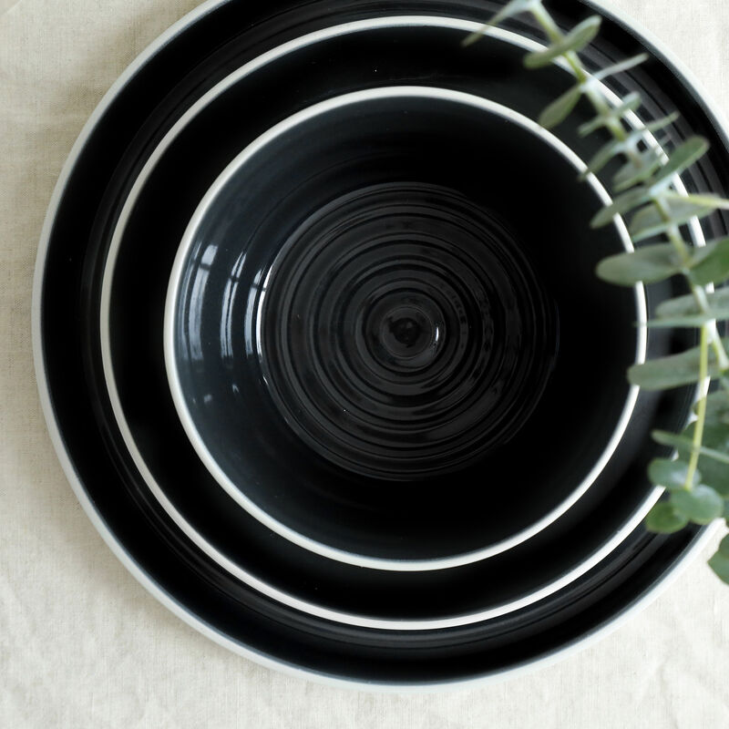 Stone Lain Elica Stoneware 12 Piece Dinnerware Set