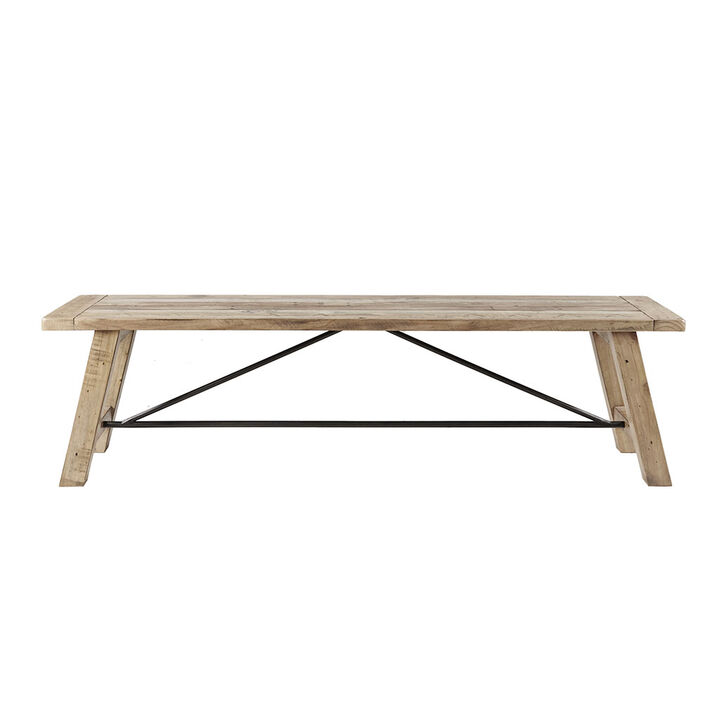 Gracie Mills Harold Solid Wood Dining Bench