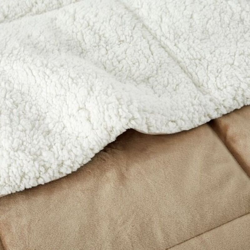 Hivvago Plush Microfiber Reversible Comforter Set