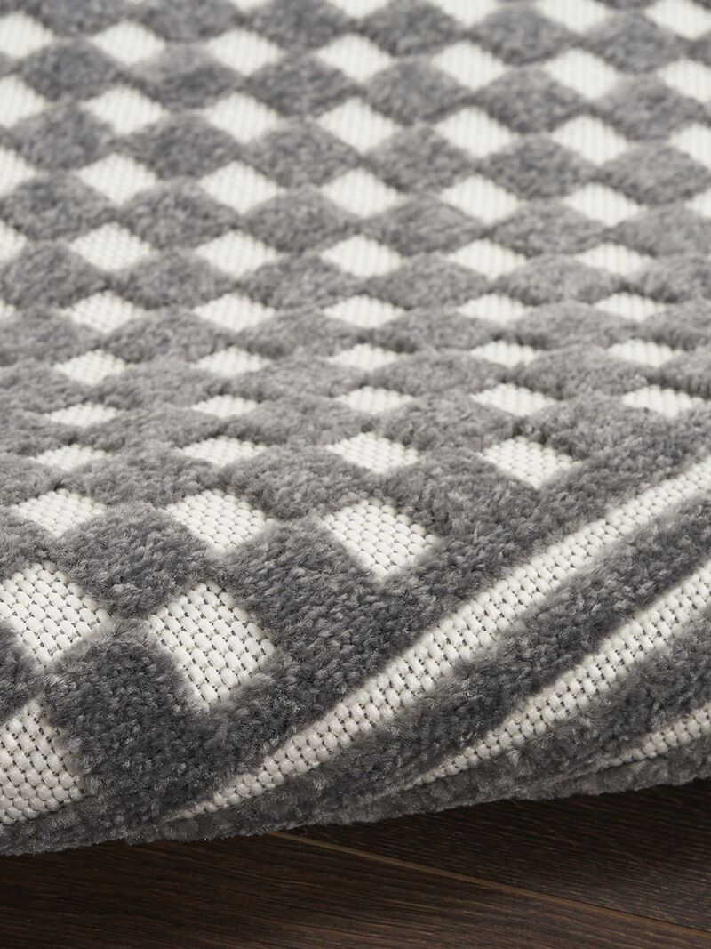 Care Free CAF02 Gray 7'10" x 9'10" Rug