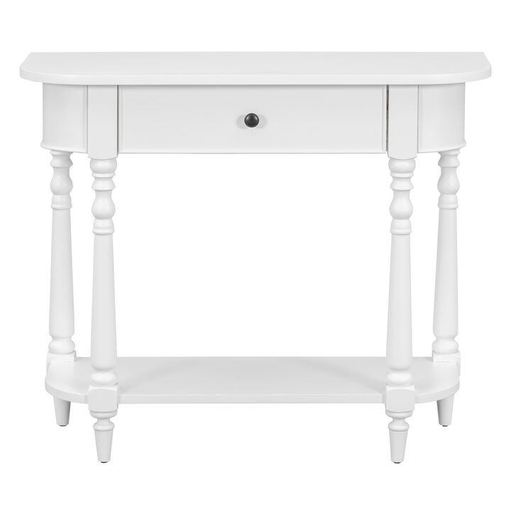 Merax Retro Entryway Console Table