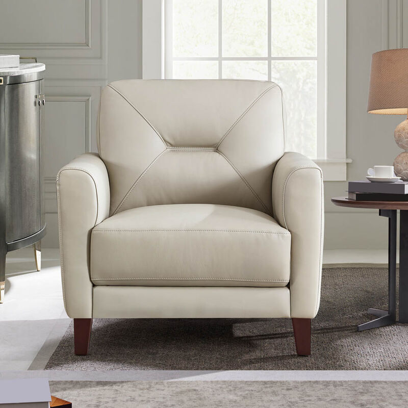 Mavis Top Grain Leather Chair