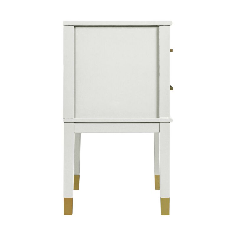 Brody Side Table in White