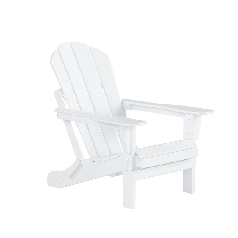 WestinTrends 3-Piece Outdoor Patio Adirondack Chairs with Side Table Set