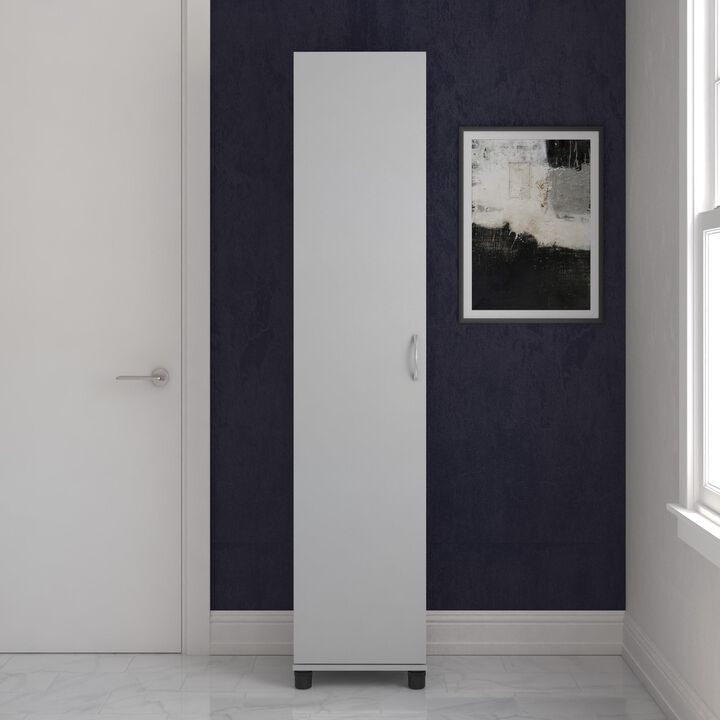 REALROOMS Basin 16" Utility Storage Cabinet with Adjustable Shelving