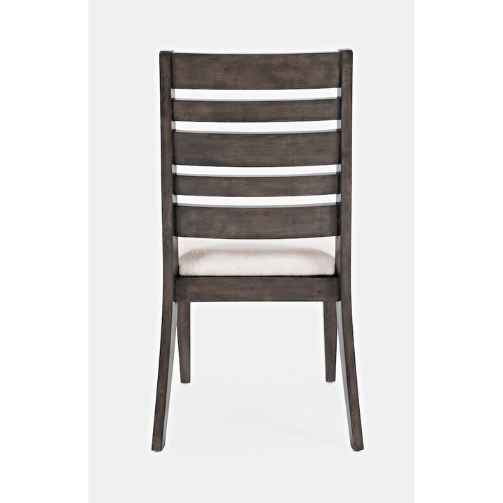 Jofran Lincoln Square Contemporary Upholstered Ladderback Chair (Set of 2)