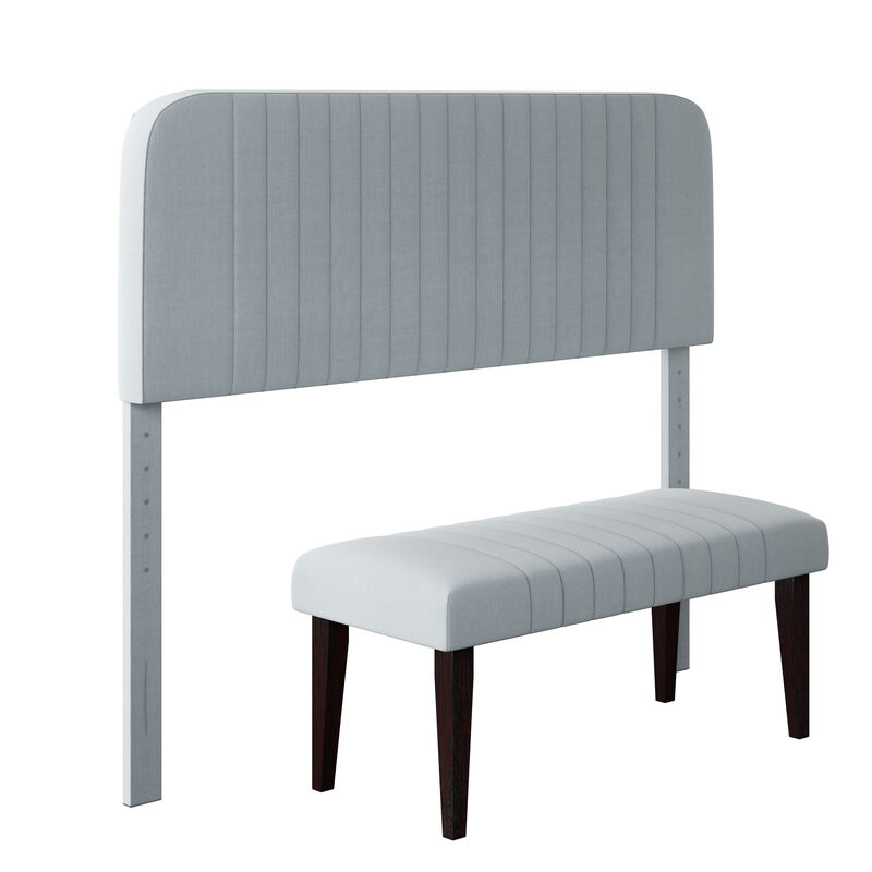 Burbank Queen Headboard & Bench