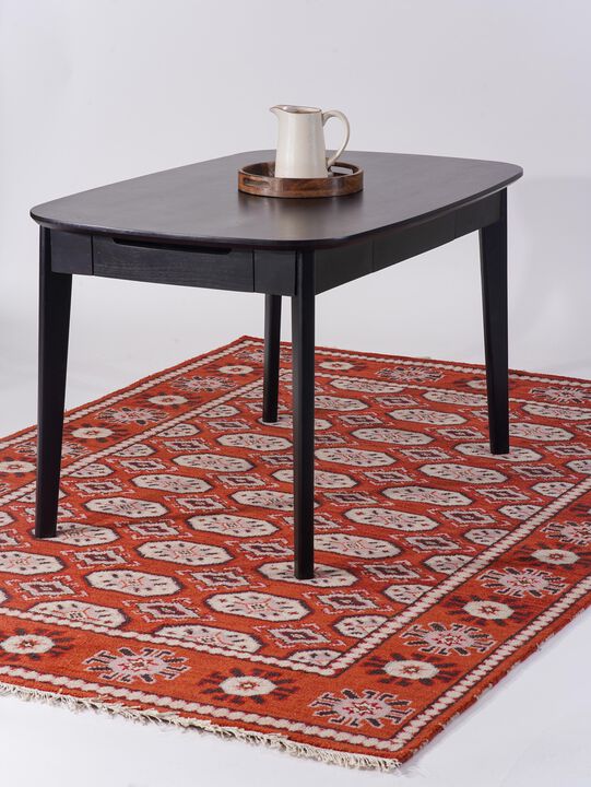 RUGSOTIC CARPETS HAND KNOTTED WOOL & SILK ECO-FRIENDLY ORIENTAL AREA RUGS  - 9'x12', Rectangle Shape, Multicolor Color, Classic Oriental Traditional , Low Pile Handmade Area Rugs (AF0119)