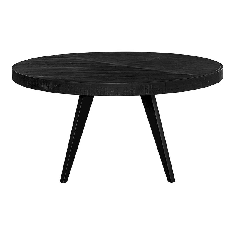 Moe’s Parq 60 Inch Round Dining Table Black
