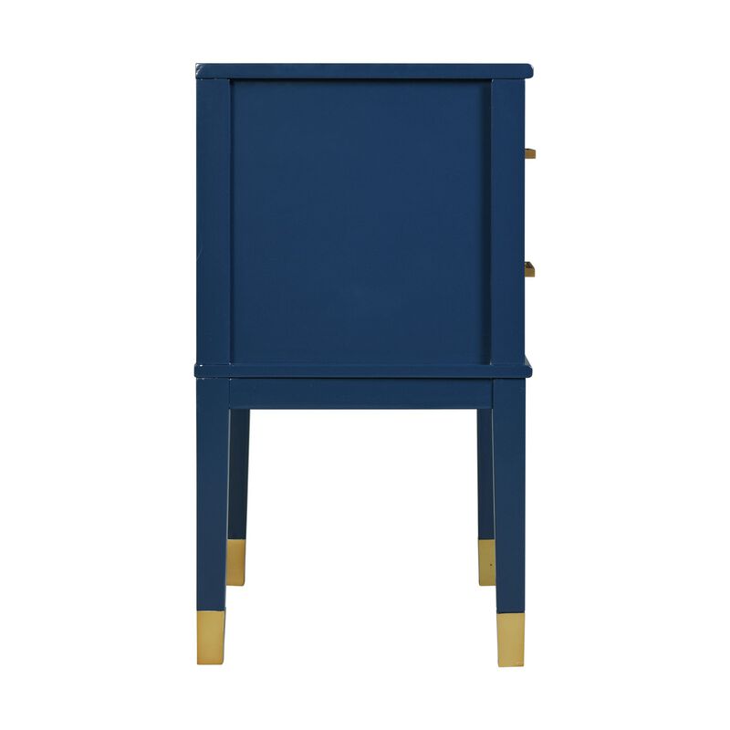 Brody Side Table in Navy
