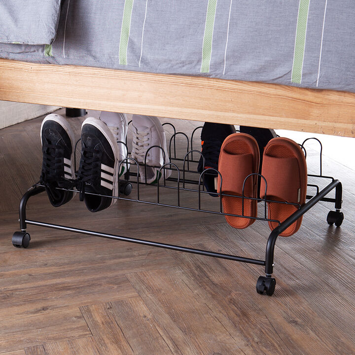 Suprima® Underbed Shoe Holder with Wheels