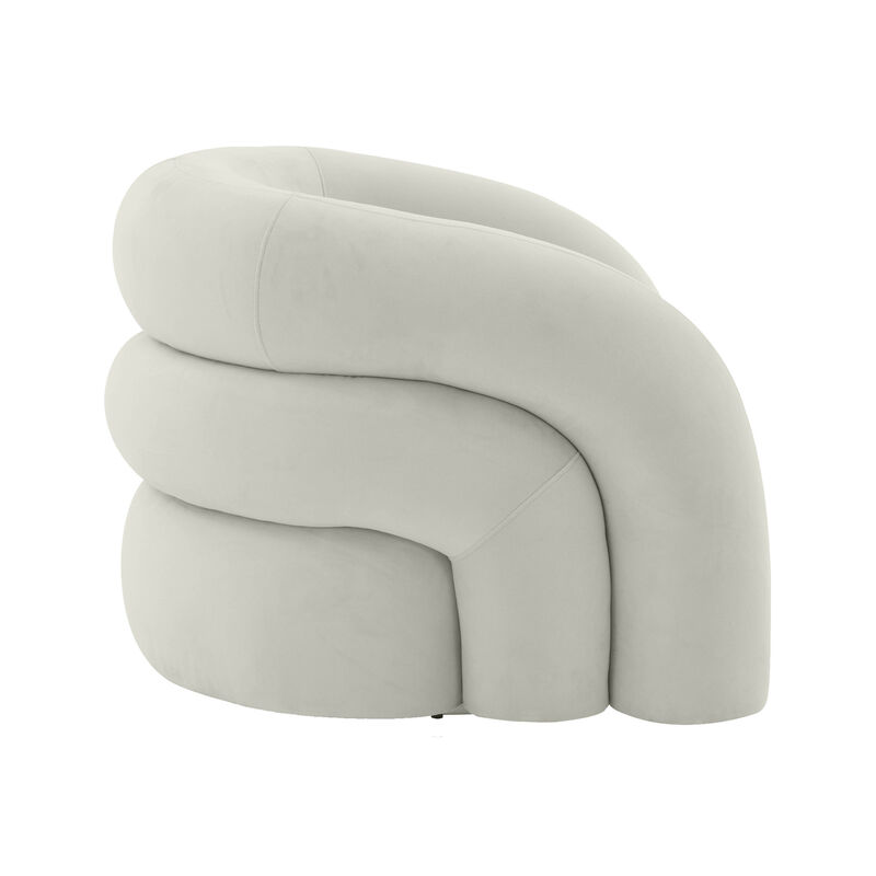 Slipper Vegan Shearling Swivel Chair