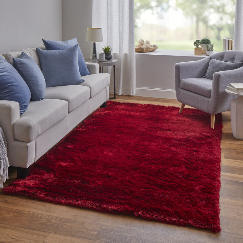 Indochine 4550F Red/Purple 7'6" x 9'6" Rug