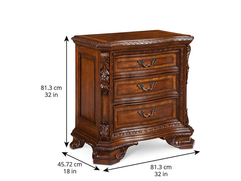 Old World Bedside Chest
