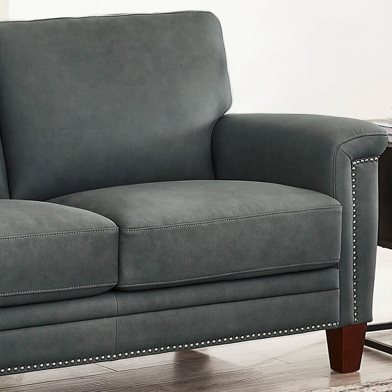 Sherwood Top Grain Leather Loveseat