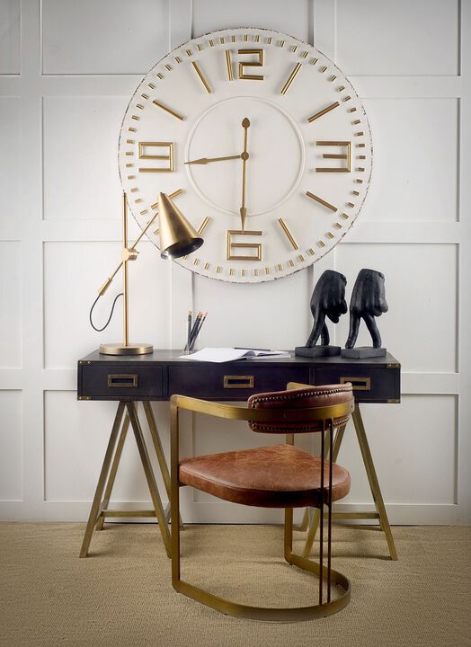 Hollyfield Brown Leather Dining Chair