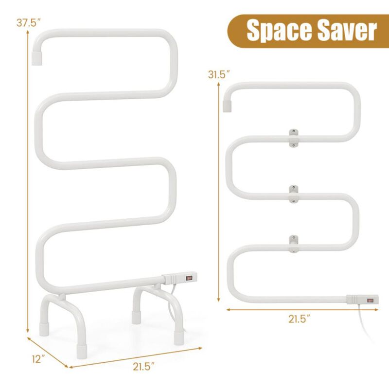 Hivvago 100W Electric Towel Warmer Drying Rack