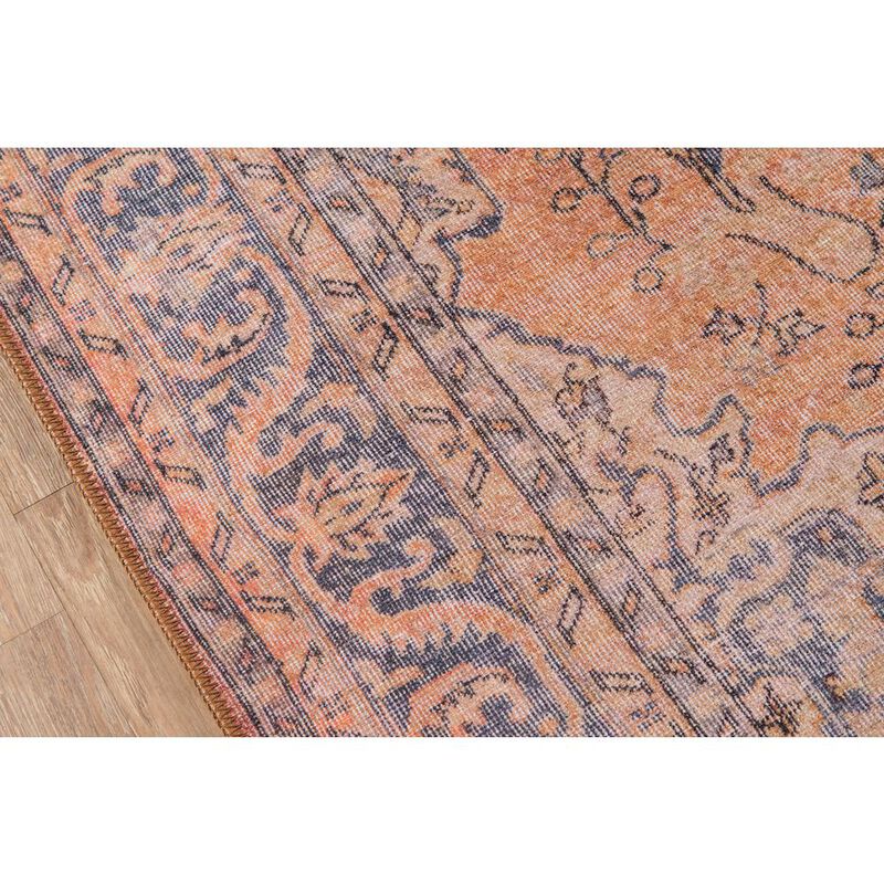 Momeni Traditional Rectangle Area Rug, Copper, 3' X 5'