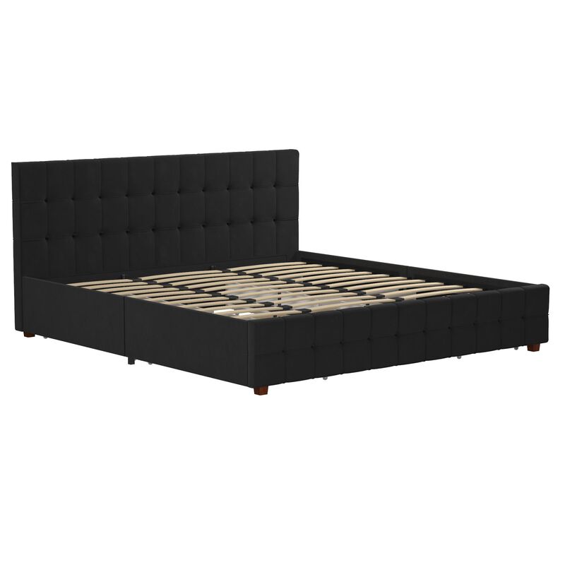 Elizabeth Upholstered Bed with Storage