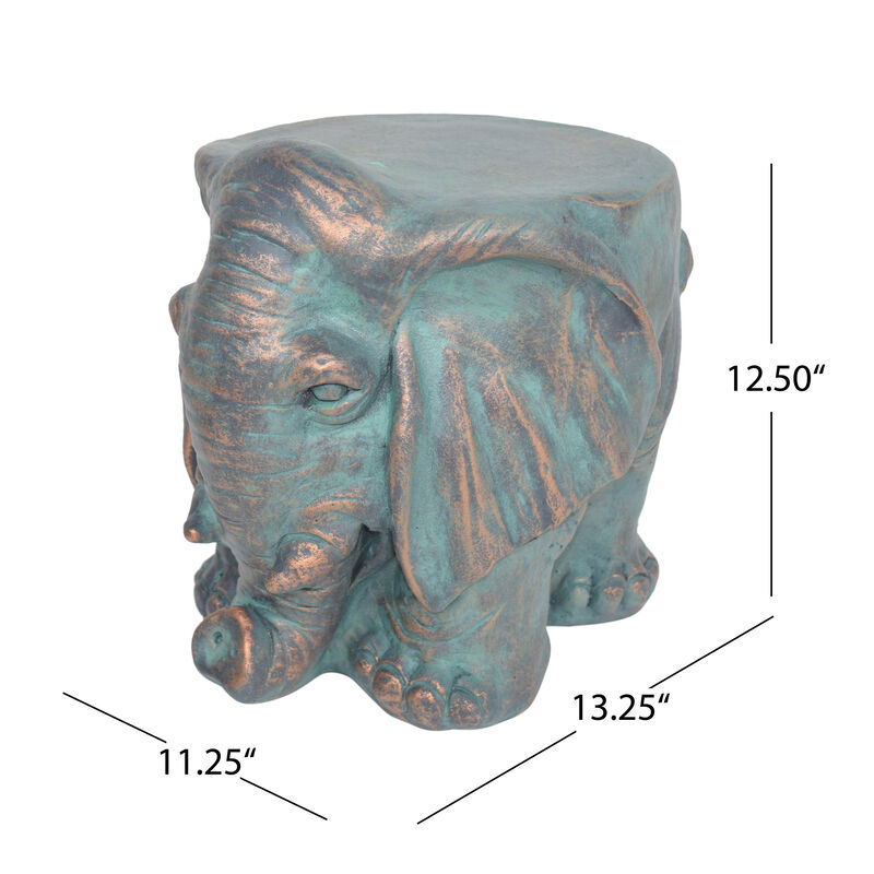 Streamdale Elephant Garden Stool Versatile Decor, Effortless Assembly