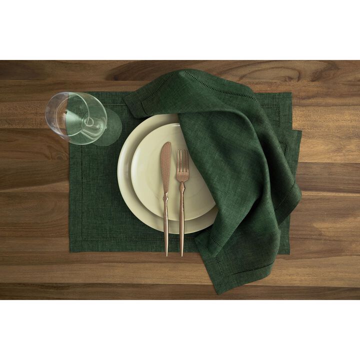 Solino Home 100% Pure Linen Cloth Napkins 20 x 20 Inch Set of 4 Dinner Napkins | Milan