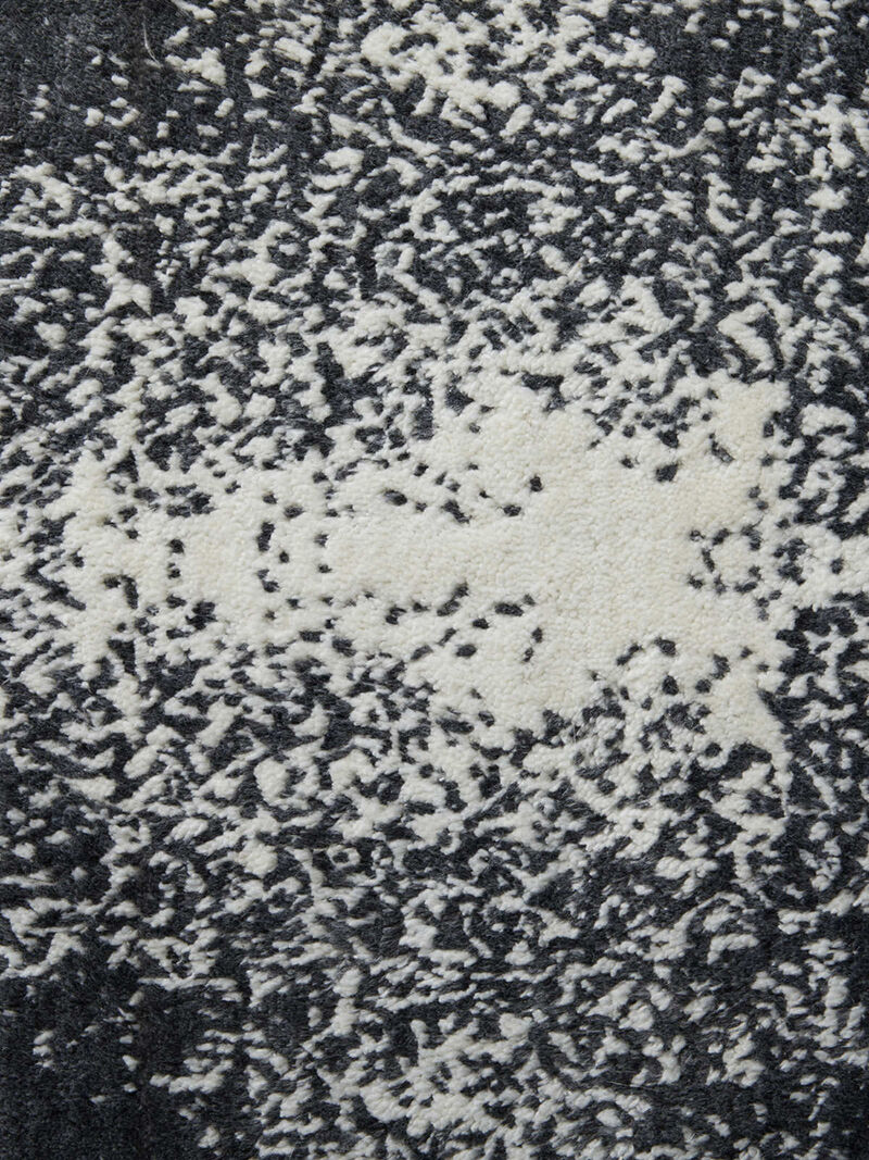 Coda 8930F 3'6" x 5'6" Black/White Rug