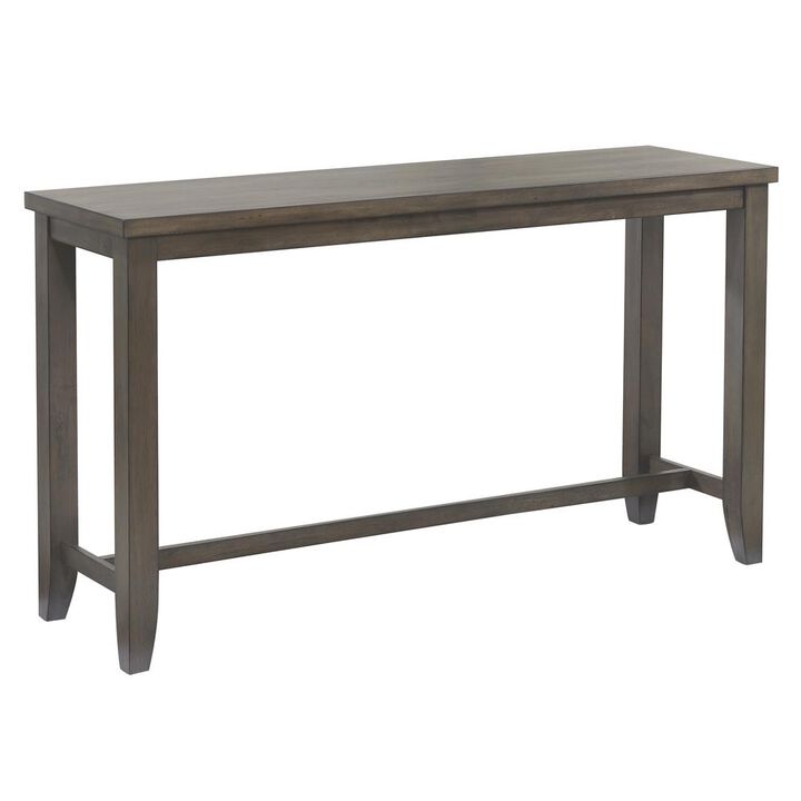Sunset Trading Shades of Gray 65 Rectangular Narrow Pub Table