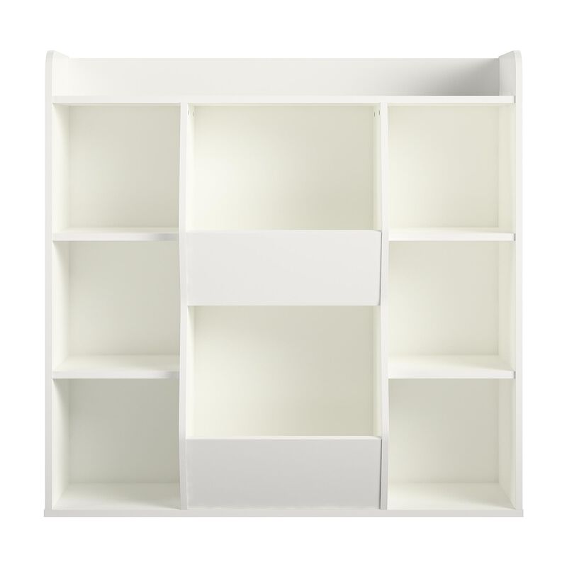 Ameriwood Home Tyler Kids Large Toy Storage Bookcase, White