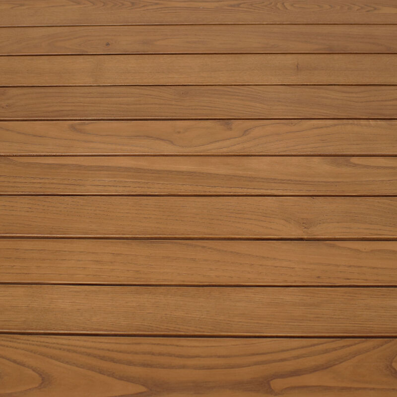 Sunnydaze 47.25" x 31.25" European Chestnut Patio Dining Table
