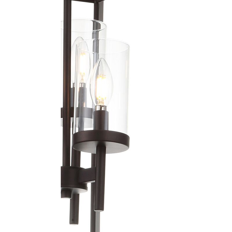 Anna 3-light Metal/Glass LED Pendant