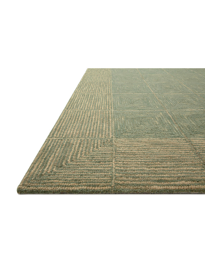 Francis FRA02 Green/Natural 7'9" x 9'9" Rug