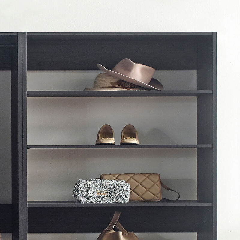 Prosper Gray Freestanding Walk in Wood Closet System