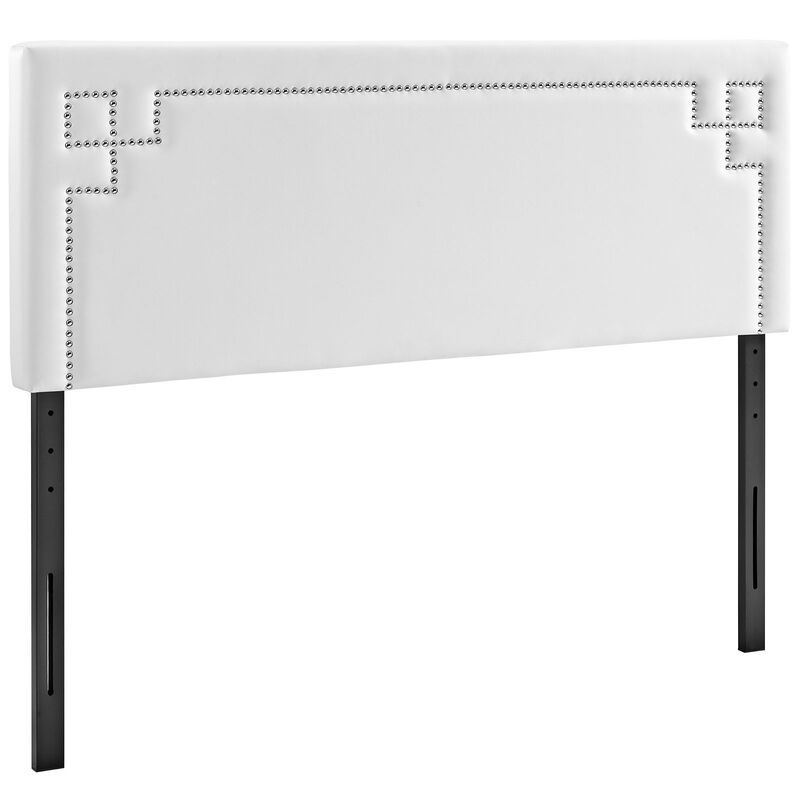 Modway - Josie Queen Upholstered Vinyl Headboard White