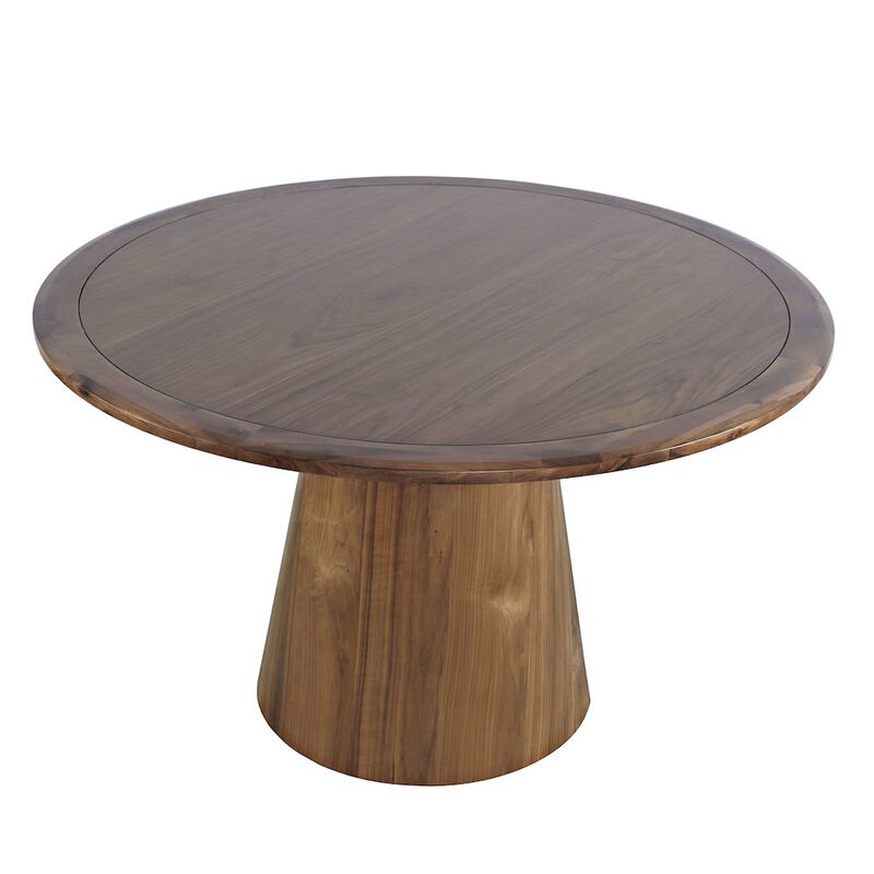Jofran Nash Mid-Century Modern 50 Round Pedestal Dining Table