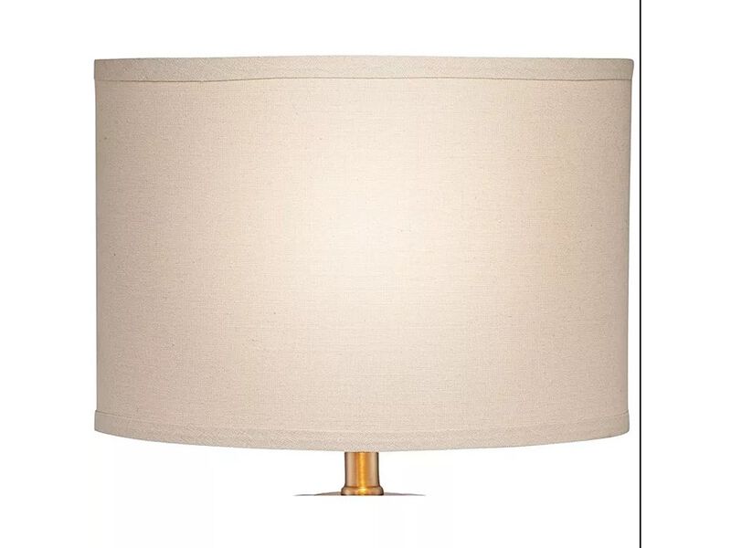 360 Lighting Margaret Coastal Accent Table Lamp 23" High Mother of Pearl Tile Cylinder Glass