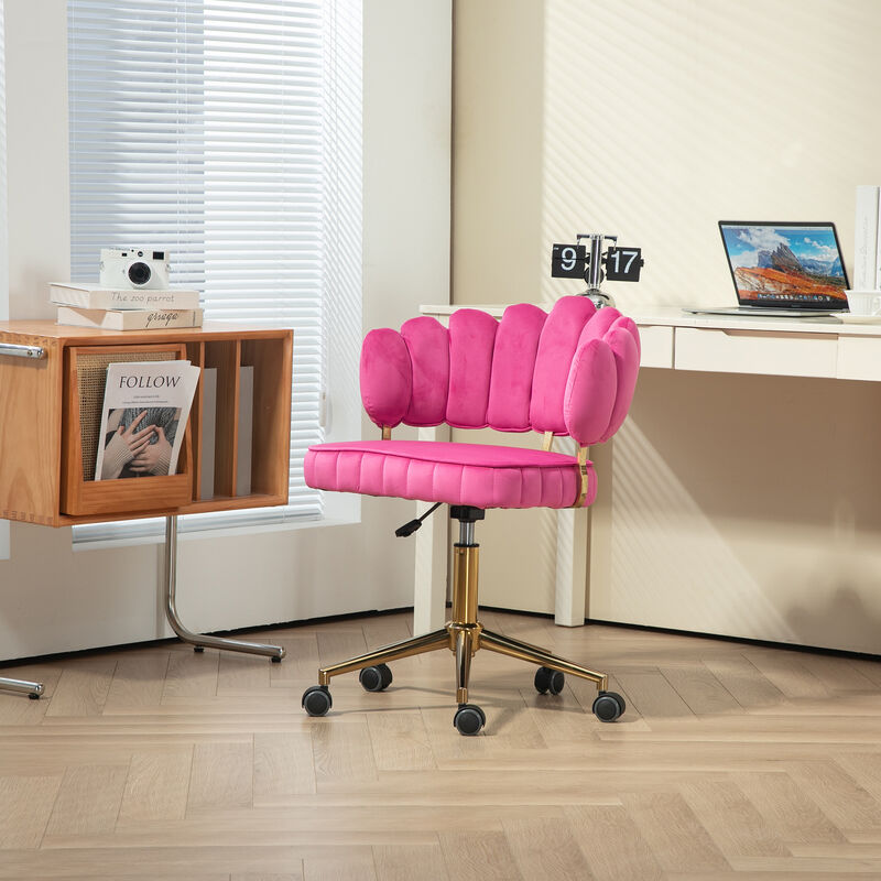 Merax Velvet Home Office Desk Computer Chair