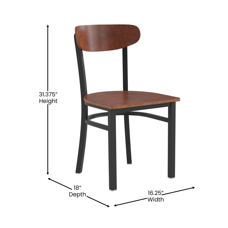 Metal/Wood Restaurant Chairs