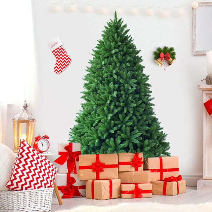 Hivvago 6 Feet Unlit Artificial Christmas Tree with 1250 Branch Tips