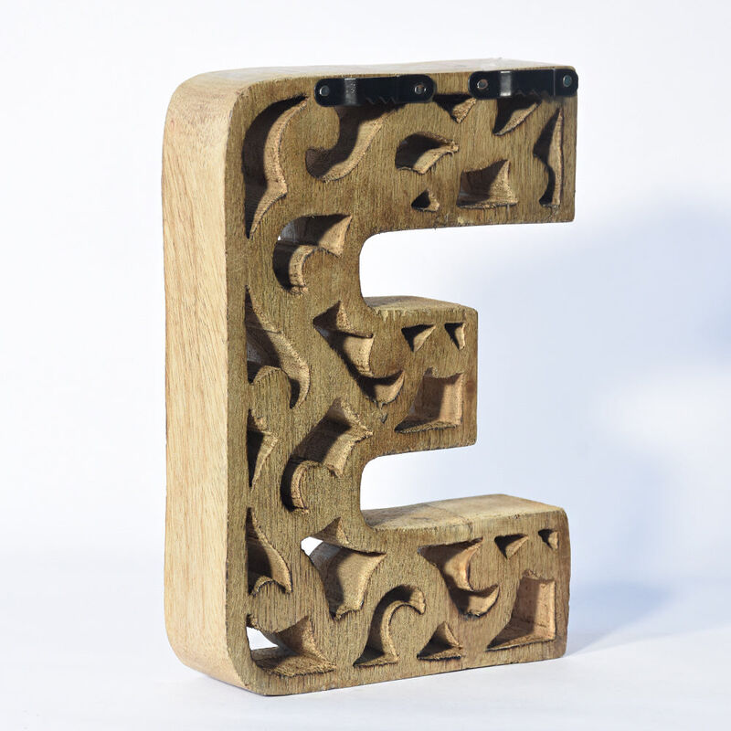Vintage Natural Gold Handmade Eco-Friendly "3" Numeric Number For Wall Mount & Table Top Décor