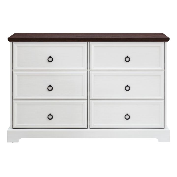 31.5 in. H Accent Cabinet with 6 Drawers