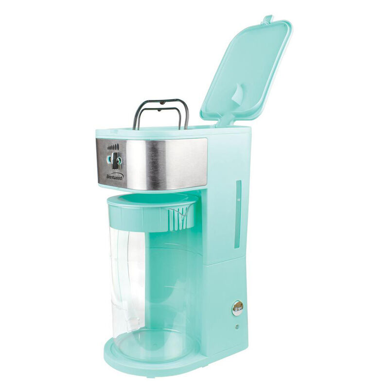 Brentwood Iced Tea and Coffee Maker in Blue with 64 Ounce Pitcher