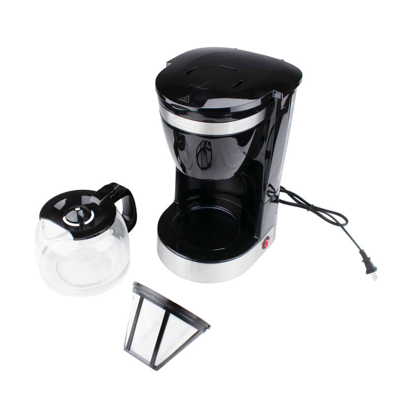 Brentwood 10 Cup 800 Watt Coffee Maker in Black