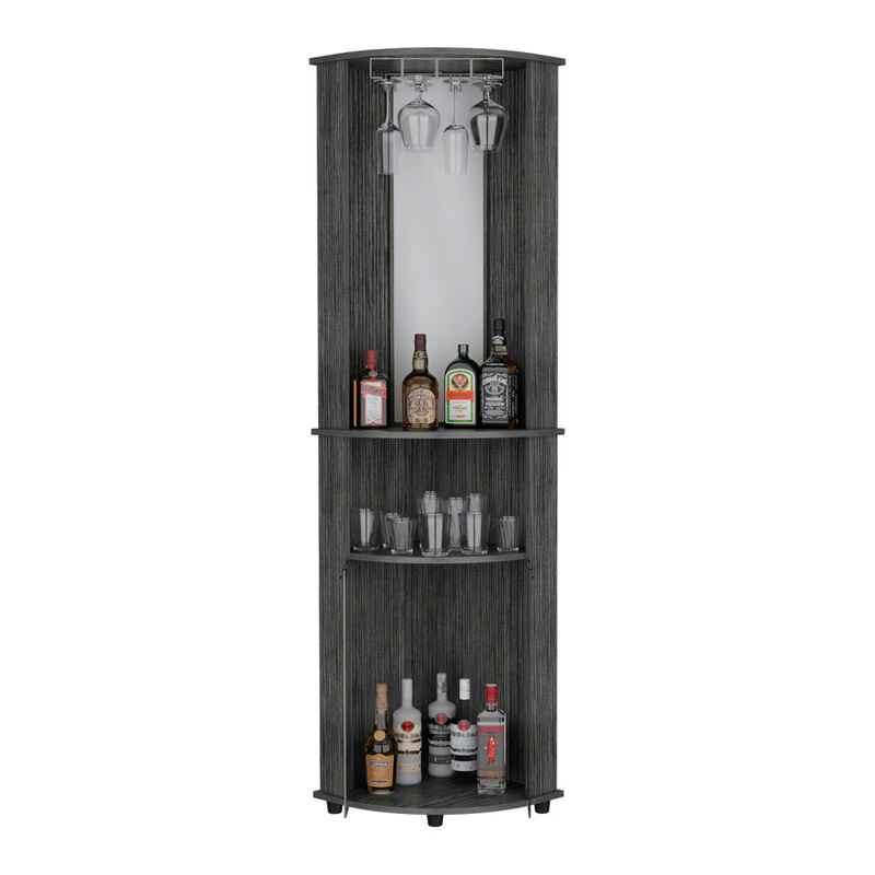 Corner Bar Cabinet Rialto, Living Room, Smoky Oak