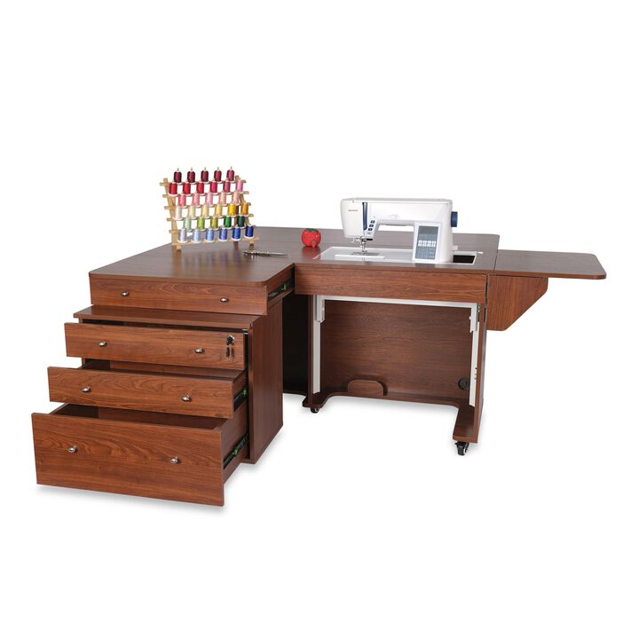 Arrow Kangaroo & Joey Sewing Cabinet Teak