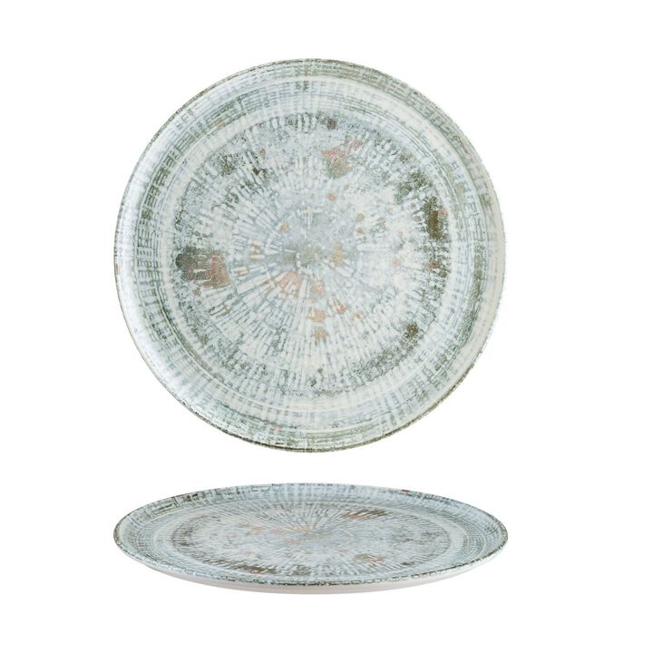 Odette dia.12.75" Round Decorated Porcelain Plate
