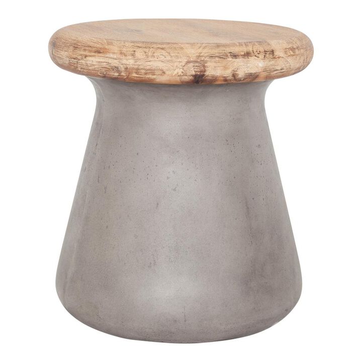 Moe’s Earthstar Outdoor Stool Dark Grey