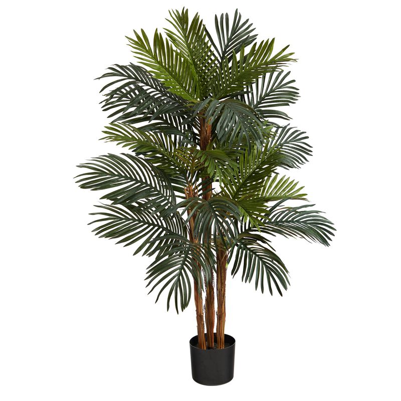 Hivvago 4 Feet Robellini Palm Artificial Tree