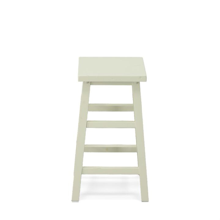 Carolina Living Tavern Pub Counter Stool - Antique White