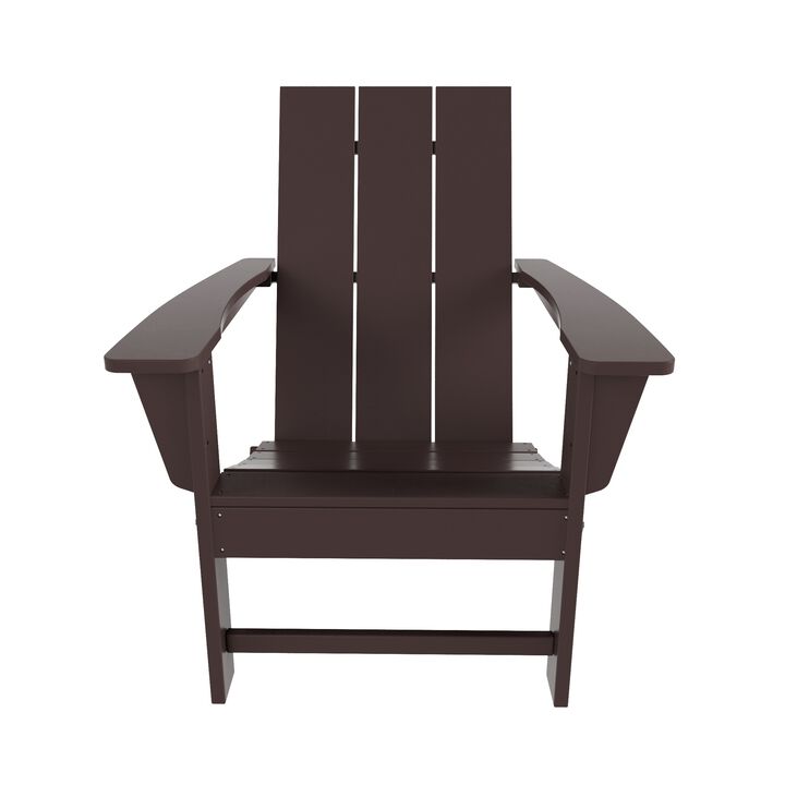 WestinTrends Modern Folding Adirondack Chair